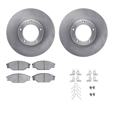DYNAMIC FRICTION CO 6312-76045, Rotors with 3000 Series Ceramic Brake Pads includes Hardware 6312-76045
